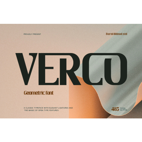 Verco Elegant Modern Stylish Decorative English Font